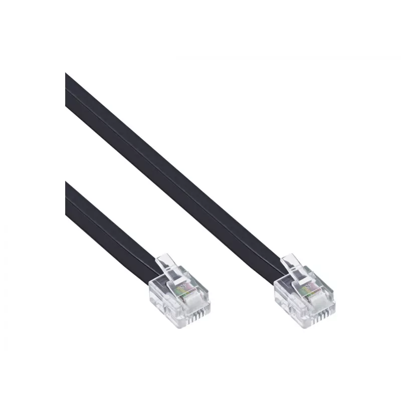 InLine modulinis laidas RJ12 kištukas / kištukas 6P6C 20m