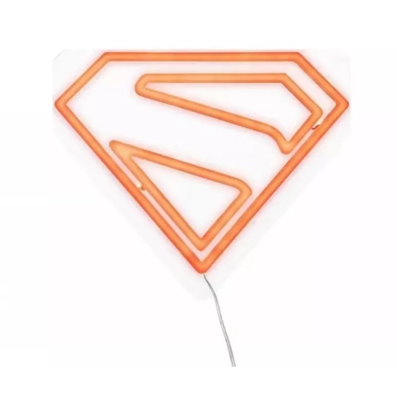 Prie sienos tvirtinamas LED neoninis šviestuvas „Paladone Superman“ PP14478SMTVN, dekoratyvinis sienos ženklas