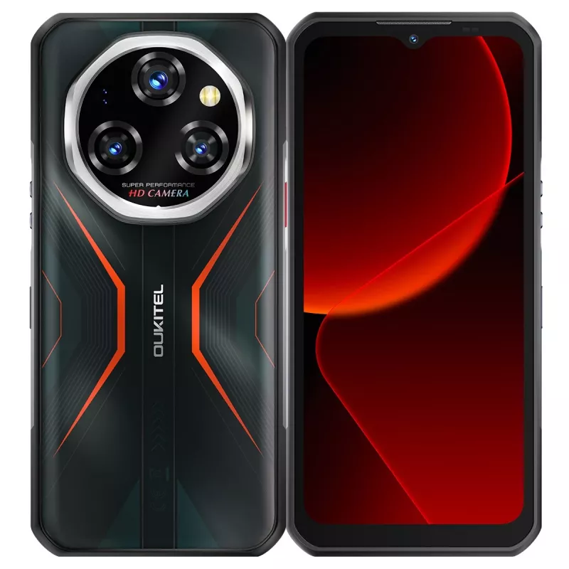 Išmanusis telefonas Oukitel WP55 6,6 colio 12GB 256GB DS 11000mAh oranžinis