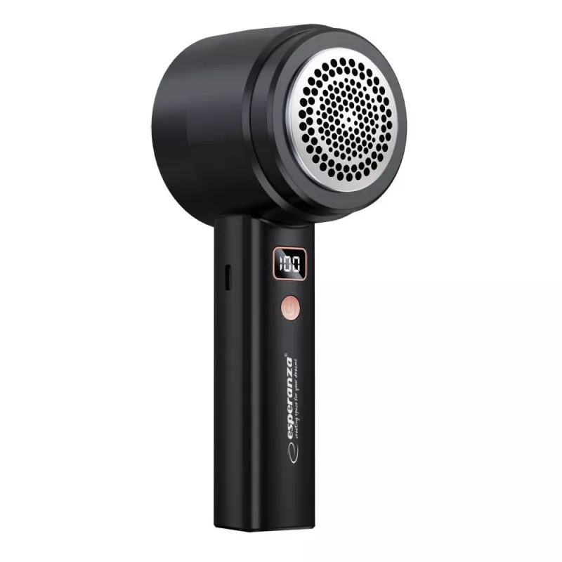 Audinio skustuvas ESPERANZA ECS012 nešiojamas baterijomis maitinamas pūkelių šalinimo prietaisas, 8W, 1200 mAh, USB-C