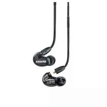 Shure SE215 ausinės, juodos | Shure