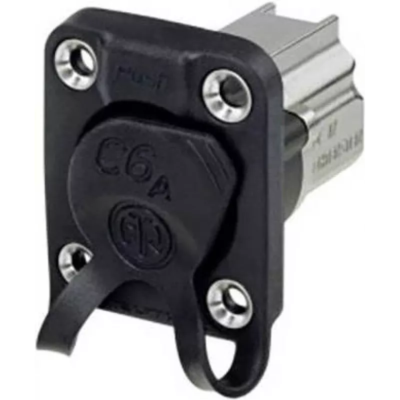 Neutrik NE8FDX-P6-W laido jungtis RJ45, lizdas, juoda - balta (NE8FDX-P6-W)