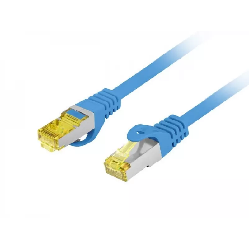 komutacinis kabelis Fluke PCF6A-10CU-0025-B RJ45 Cat.6a 0.25m Mėlynas