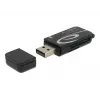 Kortelių skaitytuvas DeLOCK Mini USB 2.0 su SD ir Micro SD lizdu