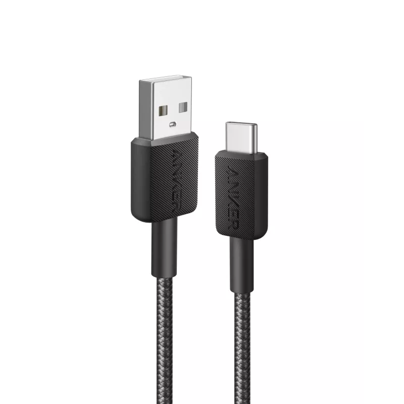 Anker Innovations 322 USB-A į USB-C laidas, nailoninis, 1,8 m, juodas - Laidas - Skaitmeninis/duomenų