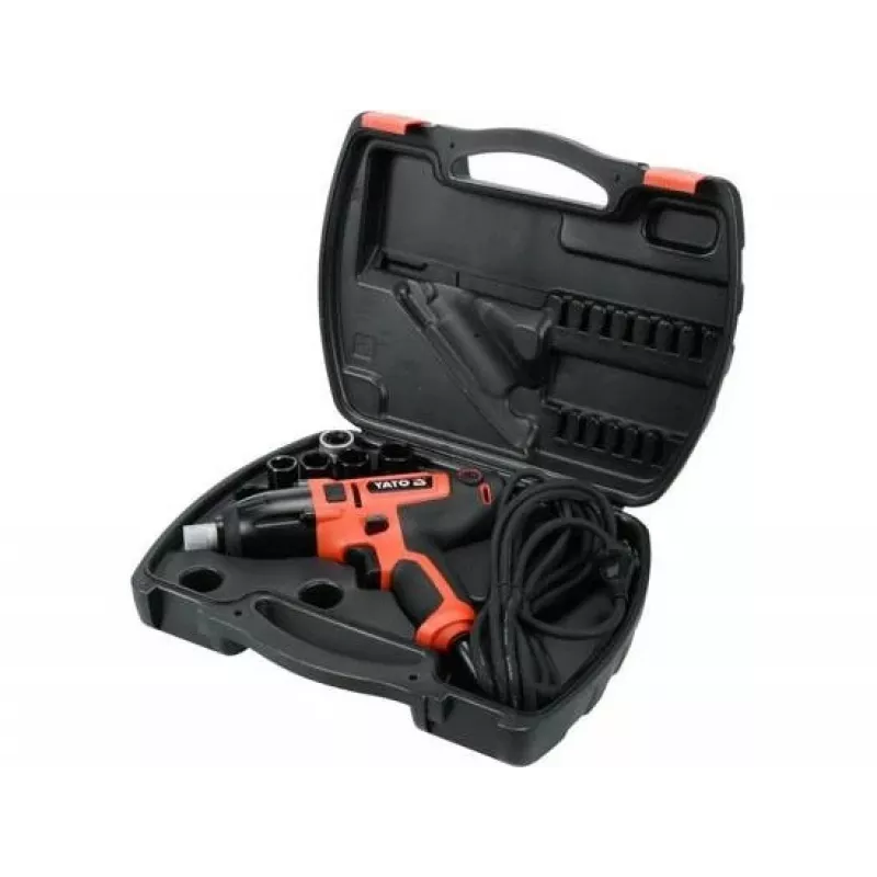 Yato YT-82020 smūginis veržliasukis 1/4 inch 3300 RPM 450 N⋅m juoda, raudona 450 W