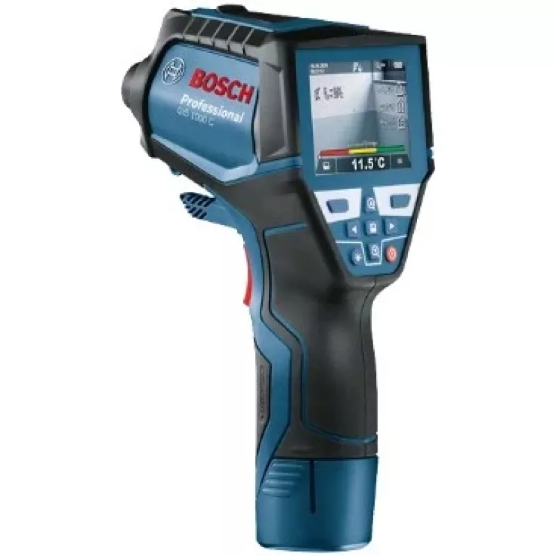 Bosch GIS 1000 C Professional optinis aplinkos termometras vidaus / lauko darbams juoda, mėlyna