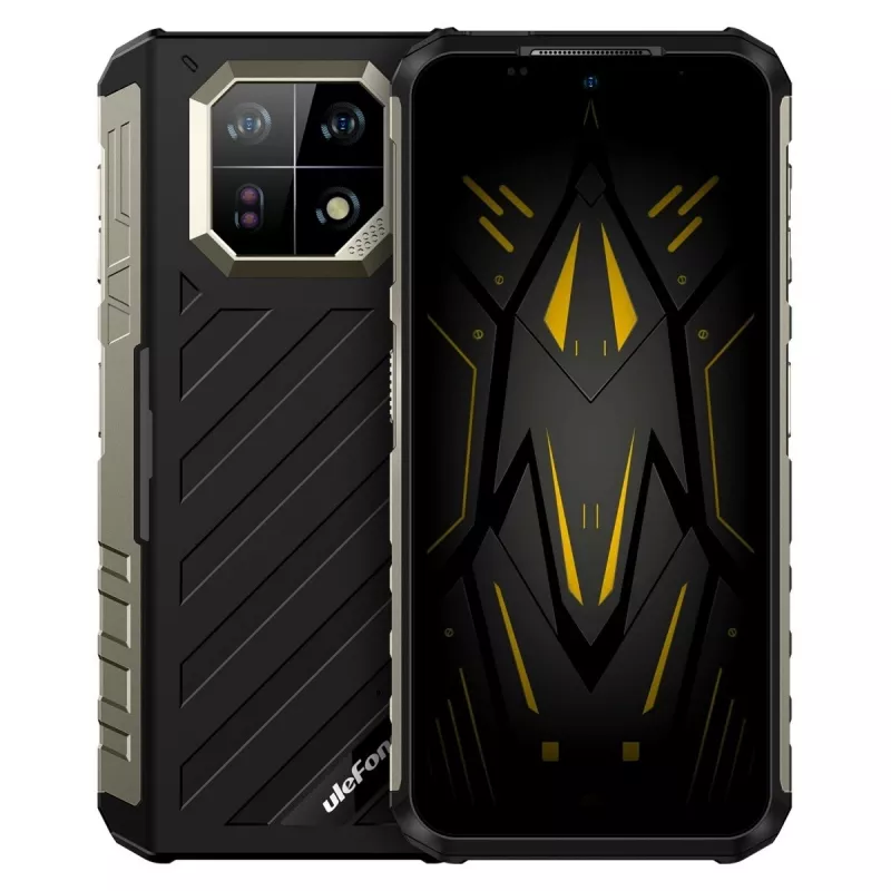 UleFone Armor 22 išmanusis telefonas — MediaTek Helio G96, 8 GB RAM, 256 GB atmintinė, juoda