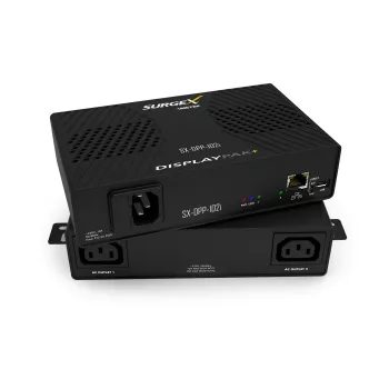 SurgeX apsaugos nuo viršįtampių įrenginys DisplayPak IP Controlled SX-DPP-102I — tinklu valdoma maitinimo apsauga