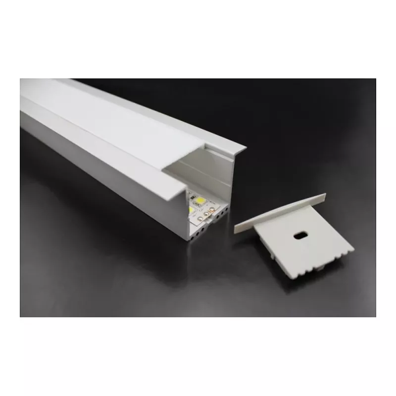 S21-LED-PR20022, profilis, balta, aliuminis, LED, 56,2 mm, 2000 mm