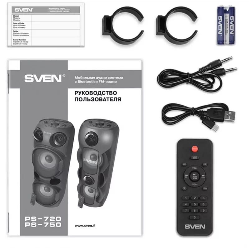 SVEN PS-720 80 W garsiakalbis BT juodas