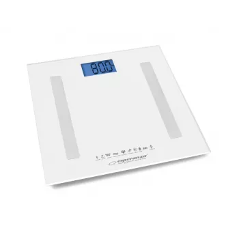 Esperanza EBS016W asmeninės svarstyklės, kvadratinės, baltos, elektroninės