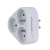 3 lizdų elektros adapteris ESPERANZA ELK303W, E tipo kištukas, 16 A, 220–240 V, su įžeminimu, baltas