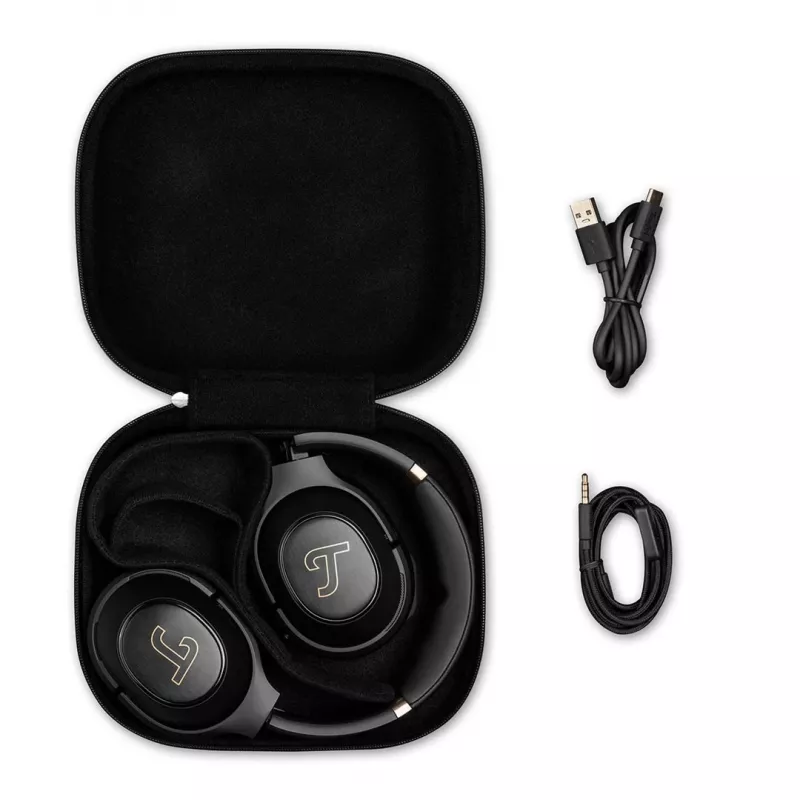 Teufel REAL Mėlyna PRO ausinės belaidės ant galvos žaidimų Bluetooth juodos