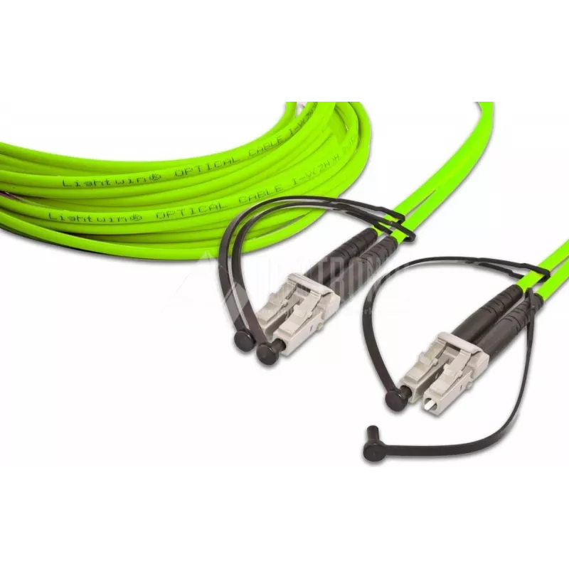Lightwin LDP-50 LC-LC 0.5 OM5 šviesolaidinis kabelis 0,5 m geltonas (LDP-50 LC-LC 0.5 OM5)