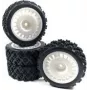 Absima 1 10 Rally Block Complete Wheels Juoda 4 vnt. (2510062)