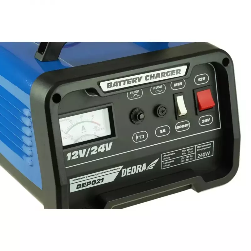 Dedra Charger 12/24V 25-180Ah