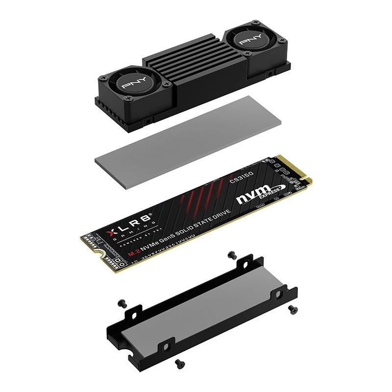 SSD diskas PNY 2 TB M.2 PCI Express 5.0 NVMe CS3150