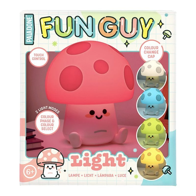 Stalinė lempa Paladone Fun Guy Mushroom Light – naujoviška grybo formos LED naktinė lempa