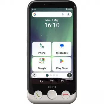 Išmanusis telefonas Doro Aurora A10 4,5 colio 4GB RAM 64GB Juoda Balta