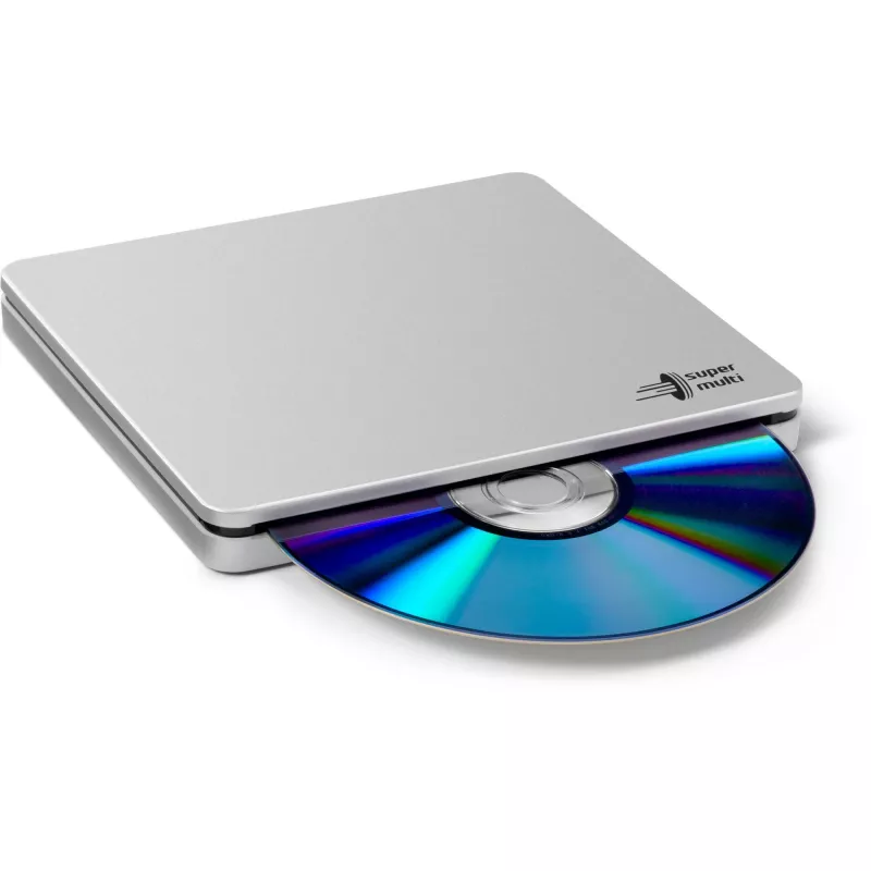GP70NS50 plonas, išorinis DVD įrašymo įrenginys (sidabrinis, išorinis, USB 2.0, 5,25)