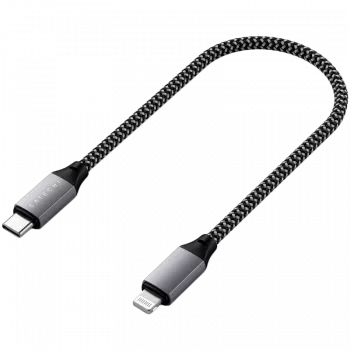 Satechi ST-TCL10M USB laidas 0,25 m USB C USB C/Lightning juoda pilka