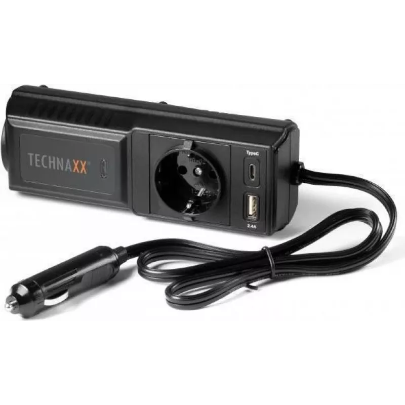 Technaxx TE21 maitinimo šaltinis ir įtampos keitiklis automatinis / Vidinis Juodas (4855)