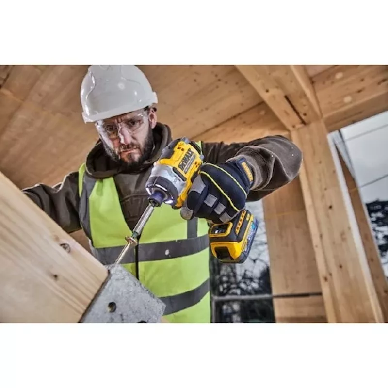 DeWALT DCF860N-XJ elektrinis atsuktuvas/smūginis suktuvas 3800 RPM Juoda, Geltona