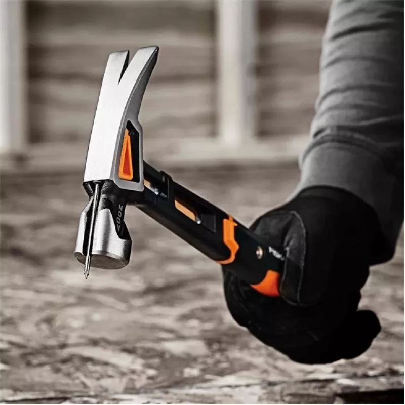 Fiskars 1020214 plaktukas Nagų plaktukas juodas, metalinis, oranžinis