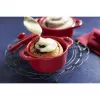 Staub Mini apvalus kokotų rinkinys, 4 vnt. – 200 ml, raudona