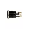 DimasTech Vandalism Switch/Button 19mm Juodaline Dot RGB PD218