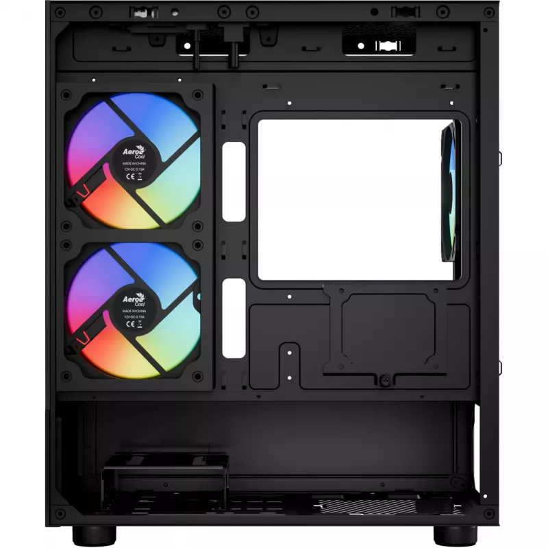 Mikro/Mini-ITX kompiuterio korpusas AEROCOOL Geh Viewport Mini-G-BK-v4 ARGB juodas