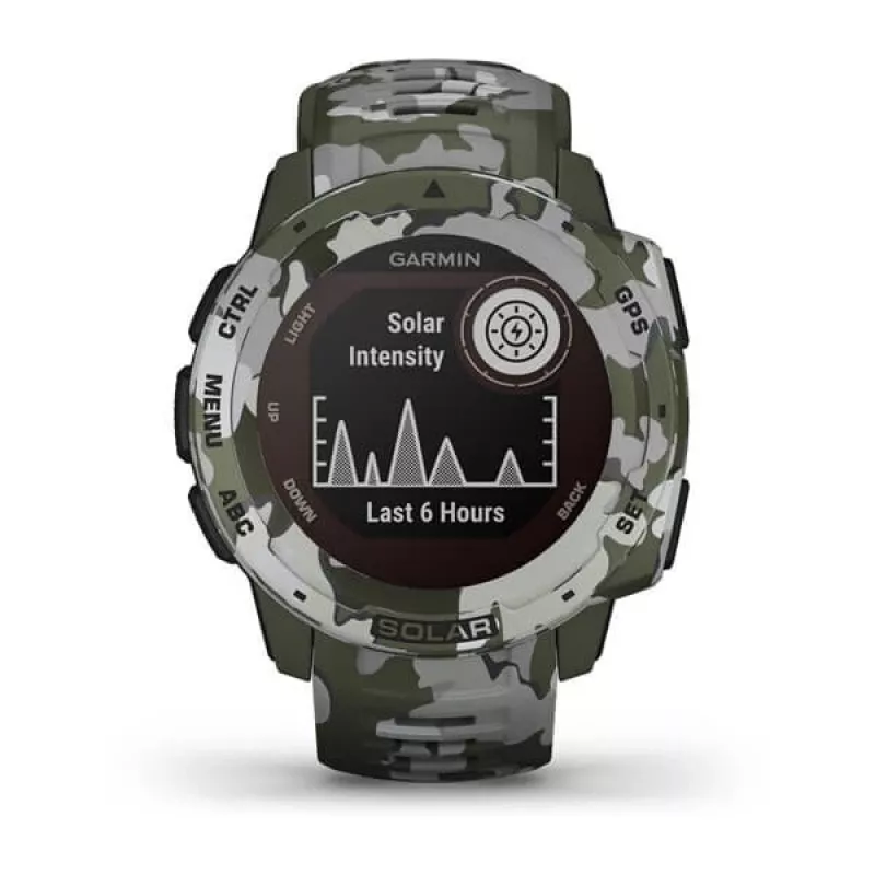 GPS laikrodis Garmin Instinct Solar Camo Edition kamufliažinis
