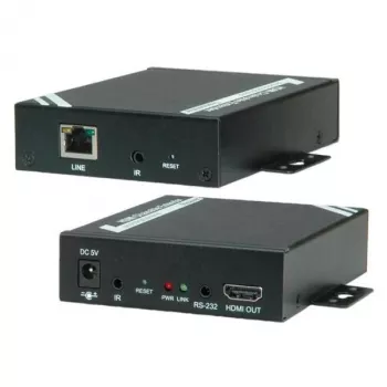 HDMI ilgintuvas per vytos poros kabelį, Cat.5-6, kaskaduojamas, 100 m, 1 920 x 1 080 pikselių, 28 x 115 x 91 mm