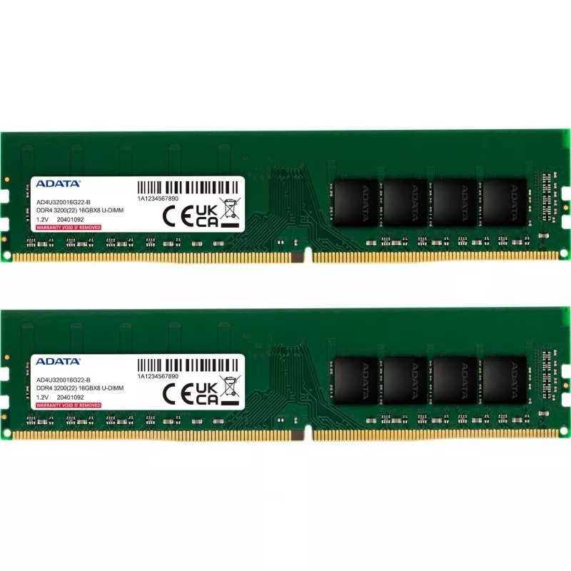 ADATA Premier AD4U32008G22-DTGN atminties modulis 16 GB 2 x 8 GB DDR4 288-pin DIMM