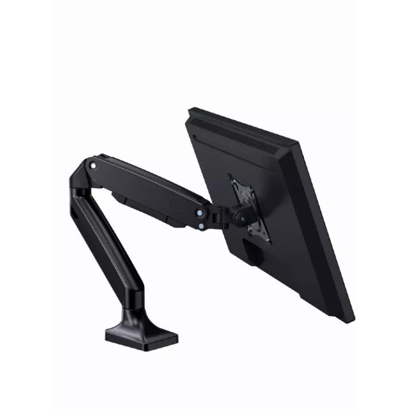 Monitoriaus laikiklis GEMBIRD MA-DA1-03 17–35 colių ekranams, 10 kg, VESA 75x75–100x100, spaustukas / kabelių anga, juodas