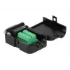 Laido jungtis DeLOCK 66265 Sub-D 9 10 kontaktų gnybtų blokas Juoda