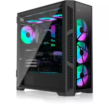 PONOS Ultra, Midi Tower, PC, Juoda, ATX, EATX, micro ATX, Mini-ITX, SPCC, korpusas
