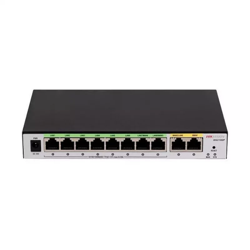 PoE maršrutizatorius Hikvision DS-3WG210GP-SI su 10 PoE prievadų