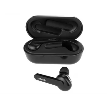 Lenovo TWS belaidžiai bluetooth ausinės HT28 juodos