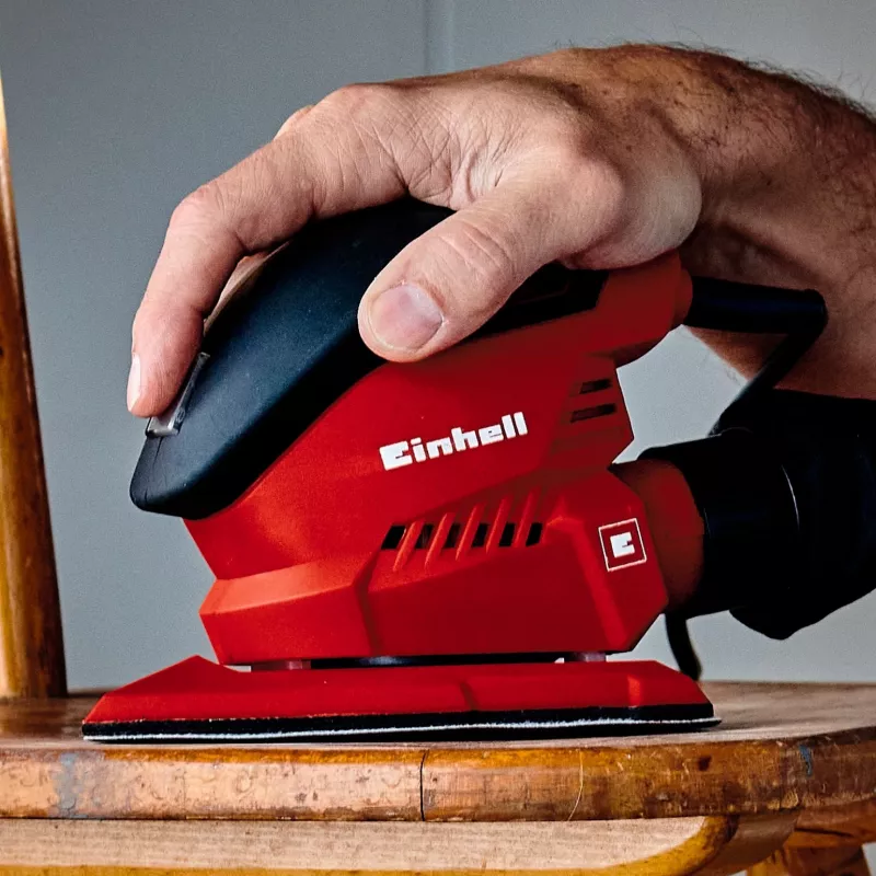multi-sander TH-OS 1016, deltinis šlifuoklis raudonas/juodas, 100 vatų