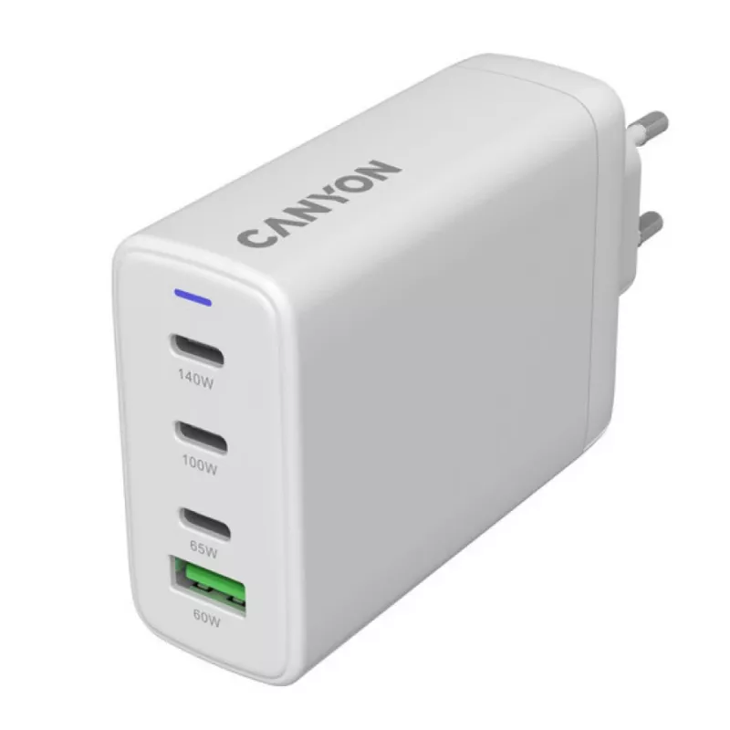 Kroviklis CANYON CU140ACC 150W 3xUSB‑C Power Delivery 1xUSB‑A Quick Charge