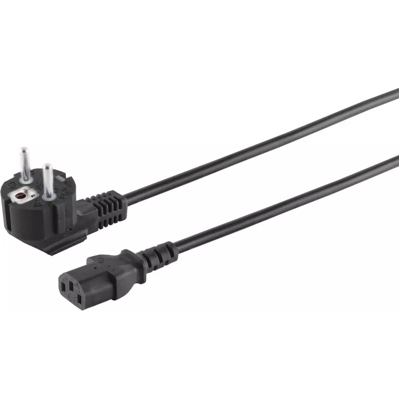 Maitinimo laidas juodas 10 m ShiverPeaks 60007-10