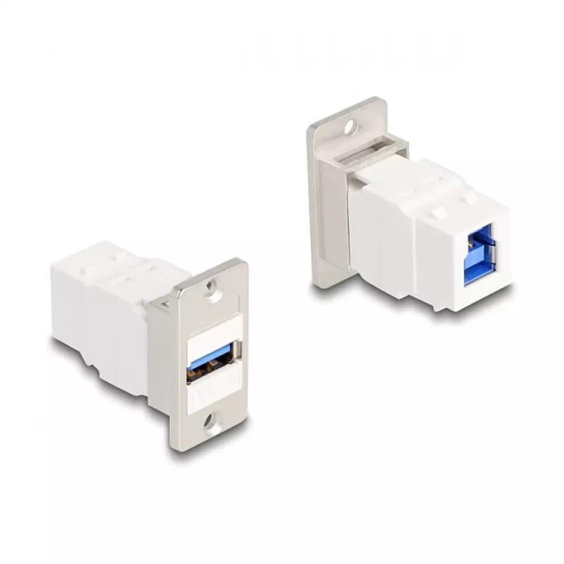 DeLOCK Panel Mount Keystone modulis USB 5 Gbps Type-A lizdas į Type-B lizdą