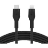 2 m Lightning laidas Belkin CAA009BT2MBK, USB-C į Lightning, juodas