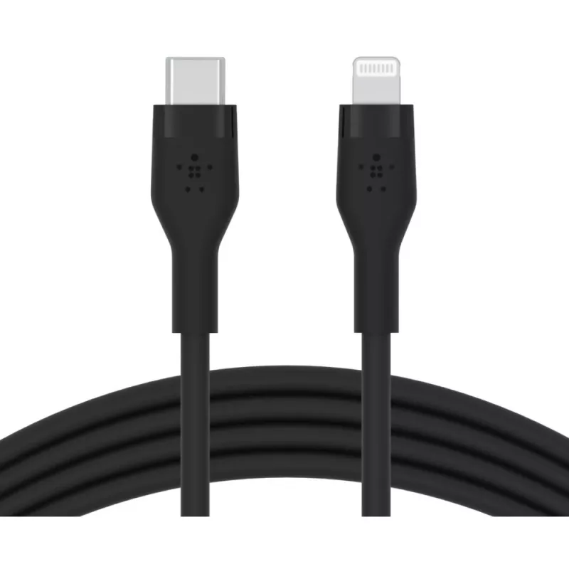 2 m Lightning laidas Belkin CAA009BT2MBK, USB-C į Lightning, juodas