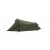 Tunelio tipo palapinė easy camp Sarek 1 (tamsiai žalia/oranžinė, 2025) — vieno asmens, tunelio dizainas