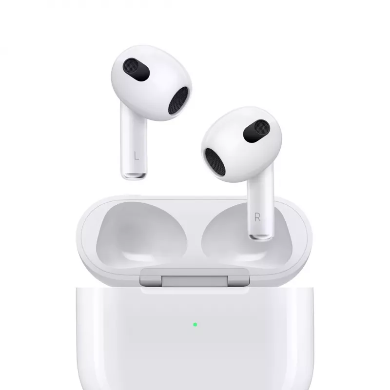 Apple AirPods (3-oji karta) su „MagSafe“ įkrovimo dėklu