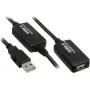USB kabelis Kindermann 5771000110 USB 2.0 10 m Juodas