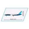 Statybinis rinkinys Cobi Boeing 737-8 — 340 detalių, rekomenduojamas amžius 7+, mėlyna ir balta
